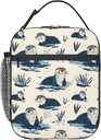 Otter Lunch Box Insulated Lunch Bag for kids Girls Boys,Reusable Lunch Box Containers for Women Men,Durable Cooler Tote Bag Lunchbox for Office/School/Picnic