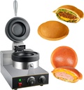 Burger Machine Burger Press Waffle Iron Machine 1300 W, 50–300 °C Commercial Ice Burgers Machines for Household, Hamburger Press Baking Machines, for Bakeries, Restaurants, Kiosks, Canteens