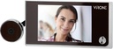 Virone DV-1 Door Peephole Camera Surveillance Wide Angle LCD 3.5 Inch Battery Operated Silver
