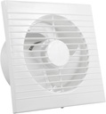 ARTIBETTER 6'' Wall-mounted Ventilation Fan for Bathroom Kitchen Exhaust Fan Low Noise Efficient Ventilation Easy Installation Us Plug