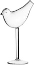 Clear Bird Cocktail Glasses, Clear Wine Glasses Bird Shaped Cocktail Wine Glasses,Unique Bird Shape Goblet,Glassware for Home Bar Club
