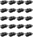 Tarp Clips Heavy Duty Lock Grip - 20 Pcs Tent Clip, Tent Clamp, Tarp Hold Down Clips, Awning Clamps for Canopy Outdoor Camping (Black)