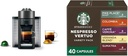 Nespresso Vertuo Coffee and Espresso Maker by De'Longhi, Graphite Metal + Starbucks Capsules, Vertuo Line