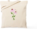 CafePress Coneflower Bees Tote Bag Reusable Natural Beige Canvas Shopping Bag