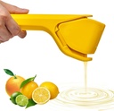 Manual Lemon Squeezer, Hand Lemon Squeezer, Easy-to-Use, Very Sturdy, Lemon Juicer, Lemon Juicer Squeezer to Squeeze Lemons, Yellow, HomeyVenture