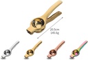 Stainless Steel Manual Lemon Lime Squeezer,Metal Juicer Citrus Press Juicer- Handheld Lemon Juicer with Solid Squeezer Bowl, Extracting Lemon Juice and More Fruit-Rainbow Color