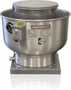 Restaurant Canopy Hood Grease Rated Exhaust Fan- High Speed Direct Drive Centrifugal Upblast Exhaust Fan with speed control- 19" Fan Base, 0.180 HP 115 Volt Single Phase Motor, 100-500 CFM (DU12HFA)