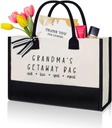 Grandma Tote Bag Grandma's Getaway Bag Grandma Nana Bag Grandma Gift Bag Shopping Bag Mothers Day Gift Bag