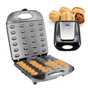 Walnut Cookie Maker 24 Holes Mold Maker Electric Walnut Cake Maker Mini Nut Waffle Bread Machine Sandwich Iron,Toaster Baking Breakfast Pan