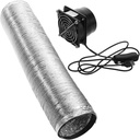 STOBOK USB Adjustable Speed Soldering Smoke Absorber Extractor Fan with Duct for Enhanced Air Circulation Sturdy Design for Indoor Use and Smoke Removal