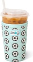 Swig Life Medium Iced Cup Coolie, Standard 22oz Iced Coffee Cup Insulator Sleeve with Handle, Neoprene Insulated Coolie Keeps Drinks Cold (Side Kick)