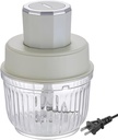 Motor Powerful 300W, Processor Food Small Electric Home, Vegetables Garlic Meat for Great, Capacity L 2.5 / Oz 84.5, Design Plastic and Glass, Meat Grinder, Us Plug Includes Cord Power
