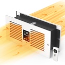 Room to Room Fan with Remote Control, 300CFM Through Wall Vent Fan, 5-Speed Ventilation, with Temperature Control, for Kitchen, Laundry, Hardwired, RTR300