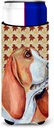 Basset Hound Fall Leaves Portrait Ultra Beverage Insulators for slim cans