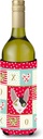 Caroline's Treasures CK5107LITERK Cornish Rex Cat Love Wine Bottle Hugger, Red Bottle Cooler Sleeve Hugger Machine Washable Collapsible Insulator Beverage Insulated Holder