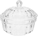Luxshiny Decor Clear Acrylic Candy Dish with Lid Decorative Candy Jar Covered Sugar Bowl Cookies Container Kitchen Canister Jewelry Box for Candy Buffet Party Wedding 570ML Wedding Terrarium