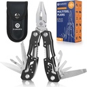 14-In-1 Multitool with Safety Locking, Professional Stainless Steel Multitool Pliers Pocket Knife, Bottle Opener, Screwdriver with Nylon Sheath ，Apply to Survival,Camping, Hunting and Hiking 2 Pcs