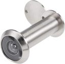 uxcell Door Viewer, Solid Brass 220-degree Door Viewer Peephole with Cover for 2-1/4 to 3-1/2 Inch Thick Door, Brushed Satin Chrome Finish