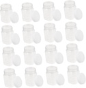 UPKOCH 16pcs Plastic Bottles Airtight Honey Storage Containers for Jam Sugar Nuts and More for Home Restaurant and Food Shops
