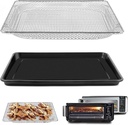 GCQ Air Fryer Pan Replacement for Ninja Foodi SP101 SP100 SP1001C Digital Air Fryer Countertop Oven, 13 * 13'' Air Fryer Grill Plate Crisper Plate Rack Accessories Parts Tray,Dishwasher Safe