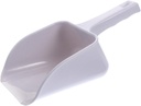 PRETYZOOM White Ice Shovel Baking Flour Shovel Rice Scoop with Comfortable Grip for Easy Use for Flour Tea and More Kitchen Present for Baking Enthusiasts