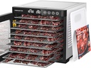 Food Dehydrator Machine, 9 Stainless Steel Trays Jerky Dryer with Digital Adjustable Timer & Temperature Control, Dryer Machine for Dog Treats, Herb, Veggies, Meat, Fruit
