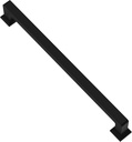 Alzassbg 6 Pack Matt Black Cabinet Pulls, 12-1/2 Inch(320mm) Hole Centers Cabinet Handles Square Kitchen Hardware for Cabinets AL3046MB