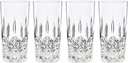 Reed & Barton Hamilton 4Pc Hiball Glass Set, 3.70 LB, Clear