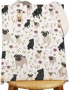G2TUP Pug Tote Bag Pug Mom Gifts Pug Themed Shoulder Bag Pug Dog Gifts Pug Mama Tote Bag
