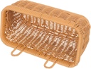 VOSAREA Handwoven Wall Hanging Onion Storage Basket Imitation Rattan Kitchen Organizer for Home Lightweight and Stylish for Garlic Ginger and Vegetables
