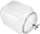 Kitchen Storage Jar Plastic Lid Airtight Tea Canister for Cookies Flour Tea