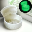 Genius Mill - 2-Piece Glow-in-the-Dark Herb Mill + Free 12 TruTaste Screens | Durable PLA Plastic | Ideal for Low-Light Use | Made in USA