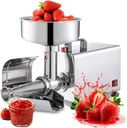 450W Electric Tomato Strainer & Juicer, Stainless Steel Automatic Food Processor for Sauce, Jam, Puree, Smooth Sauces & Seed Separation - Kitchen Essential