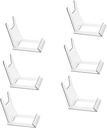 Mikinona Flexible Bracket Plate Display Stand 6pcs Storage Rack for Artwork Photo Frames