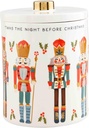 Mud Pie Christmas Cookie Jar, Nutcracker, 5 1/2" x 6 7/20"