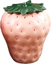 OUNONA Ceramic Strawberry Tea Canister with Airtight Lid Pink Porcelain Loose Leaf Tea Container Candy Jar and Desktop Decor Sealed Storage and Snacks Housewarming Gift