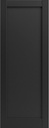 SARTODOORS Lite Slab Barn Door Panel 32 x 80 | Quadro 4111 Matte Black | Sturdy Finished Wooden Modern Doors | Pocket Closet Sliding