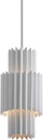 Corbett-Standard 313-42-GSW Moxy - 1 Light Pendant 19.75 inches Tall and 9.5 inches Wide - Gesso White