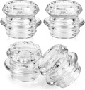 Coffee Percolator Glass Top Replacement for Coleman, Coletti, Gsi, Eurolux, Stansport, Texsport, Elite, Mereza Percolator Coffee Pot Knob, 4 Pack
