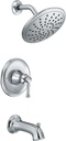 Moen T2283EP Dartmoor Tub Shower Faucet System with Rainshower Showerhead without Valve, Chrome