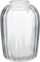 Aspen Creative 23523-60-1, Clear Glass Shade for Lighting Fixture, Pendant, Vanity, Wall Light, Size: 4-1/8" D x 5-7/8" H
