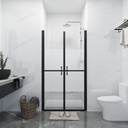 Shower Door Half Frosted ESG (26.8"-28") x74.8,Modern Walkin Shower Enclosure with ESG Reliablety Glass and Adjustable Width Bathroom Fixtures