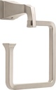 Delta Dryden (1-Pack) Hand Towel Holder Brilliance Stainless Steel Towel Racks for Bathroom Wall Square Towel Ring Holder for Bath Towel Hanger for Kitchen, Bathroom Accessories 75146-SS