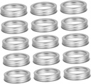 20pcs Sealed Tinplate Lids for Wide Mouth Mason Jars Airtight Replacement Covers for Food Storage and Reusable for Canning and Preserving Jams Fruits and Vegetables