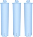 AQUA CREST Coffee Filter, Replacement for Jura® Filter Clearyl/Claris Blue Capresso® Clearyl Coffee Machine Water Filter, TÜV SÜD Certified, 3 Packs