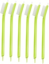 6pcs Cleaning Brush Small Brush Food Processor Deep Cleaning Juice Cleaner Soymilk Machine Extractor Mini Soy Milk Maker Grip Juicer Cleaner Green Plastic