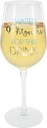 Pavilion Gift Company I Waited 9 Months for This Drink 16 Oz Funny New Mom Blue Stemmed Wine Glass