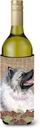Caroline's Treasures SS4080LITERK Keeshond on Faux Burlap with Pine Cones Wine Bottle Hugger Bottle Cooler Sleeve Hugger Machine Washable Collapsible Insulator Beverage Insulated Holder
