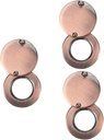 jojofuny 3pcs Security Copper -Peeping Door Viewer Cover for Home Privacy Peephole Shield and for Standard Doors