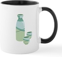 CafePress Sake Drink Set Mugs 11 oz (325 ml) Ceramic Coffee Mug